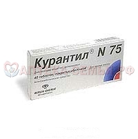 Курантил N 75 таб п/о 75мг №40
