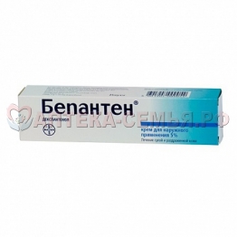 Бепантен крем д/нар пр 5% 30г туба
