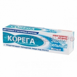 Корега крем Экстра сильн мятный д/фикс з/пр 40г