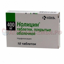 Нолицин таб п/о 400мг N10