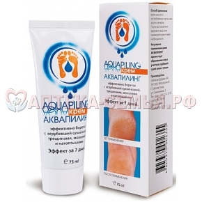 Аквапилинг крем д/ног туба 75мл