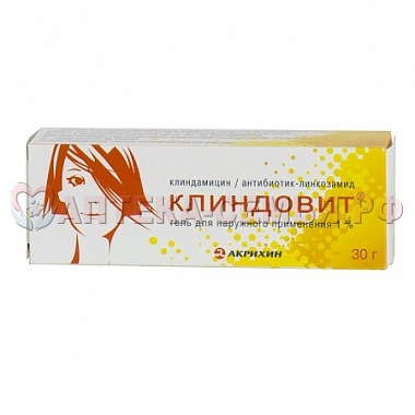 Клиндовит гель д/нар. прим. 1% туба 30г