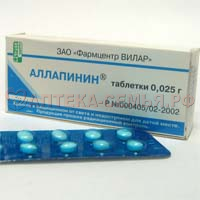 Аллапинин таб 0,025г №30
