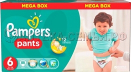 Подг-ки/трус Pampers pants №28 junior 12-17кг д/м/дев