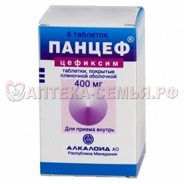 Панцеф таб п/о 400мг №6