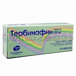 Тербинафин таб 0,25 N14