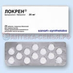 Локрен таб. п/о 20мг N28