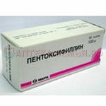 Пентоксифиллин таб п/о 100мг N60