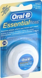 Зубн нить Oral_b essential floss 50м мята