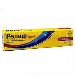 Релиф ПРО супп рект 1/40мг №10
