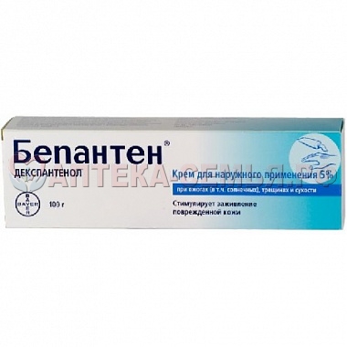 Бепантен крем д/нар пр 5% 100г