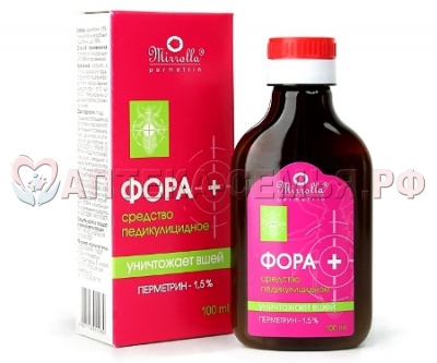 Перметрин Фора+ ср-во педикулицид 100мл 