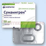 Суматриптан таб п/о 50мг N12