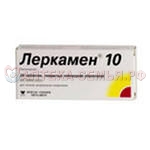 Леркамен 10 таб п/о 10мг №28