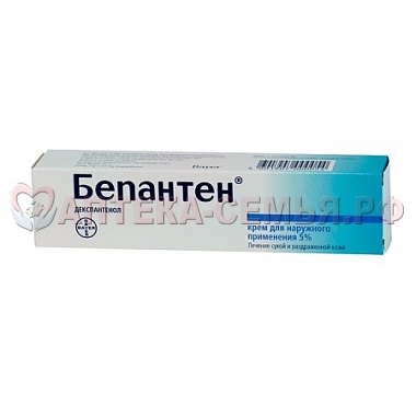 Бепантен крем д/нар пр 5% 30г туба