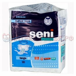 Подгуз-ки д/взр "Super Seni" Классик рЛ 10шт